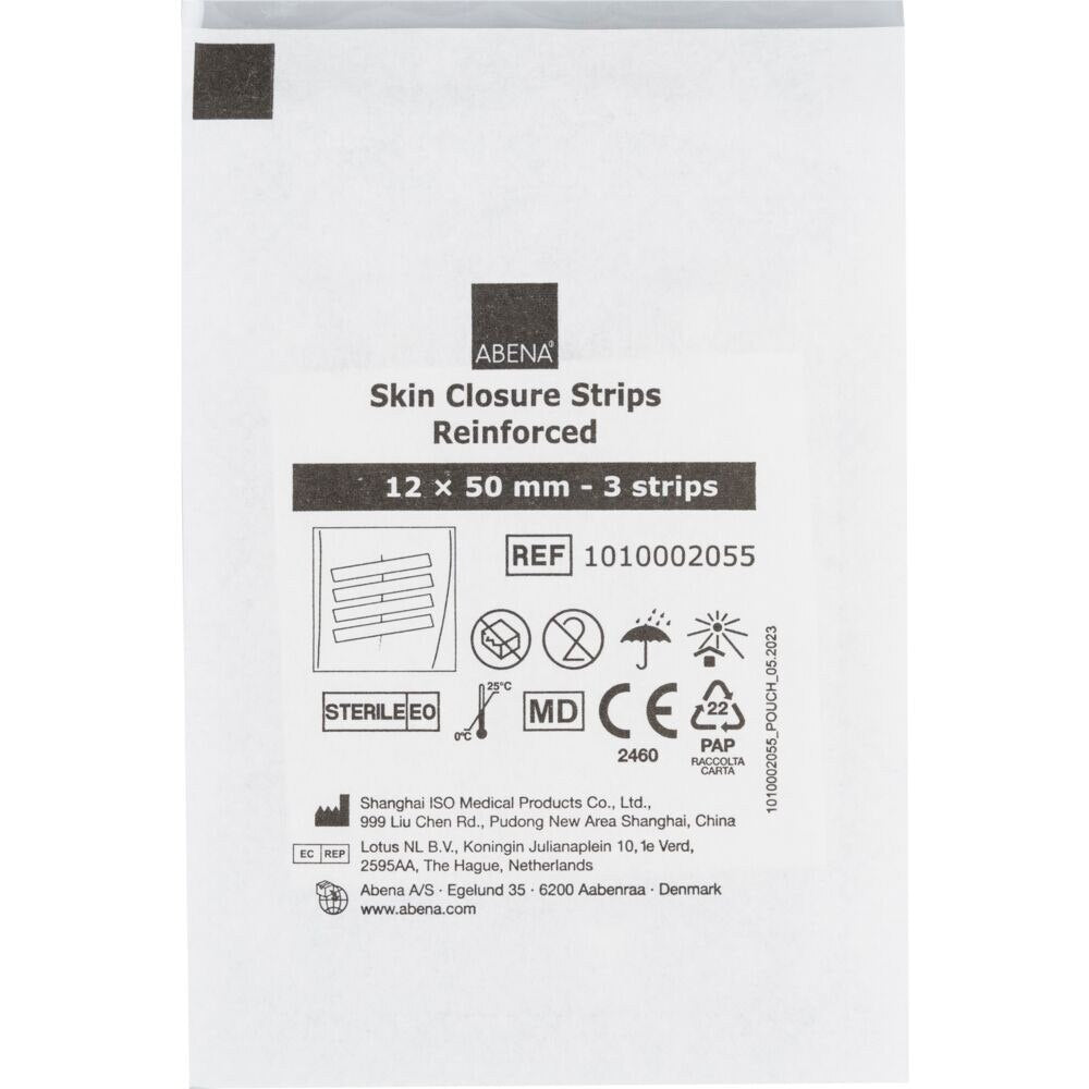 Abena Plasturi de sutura , 50 x12 mm, fără latex, sterilă, 70 folii x 3 stripuri