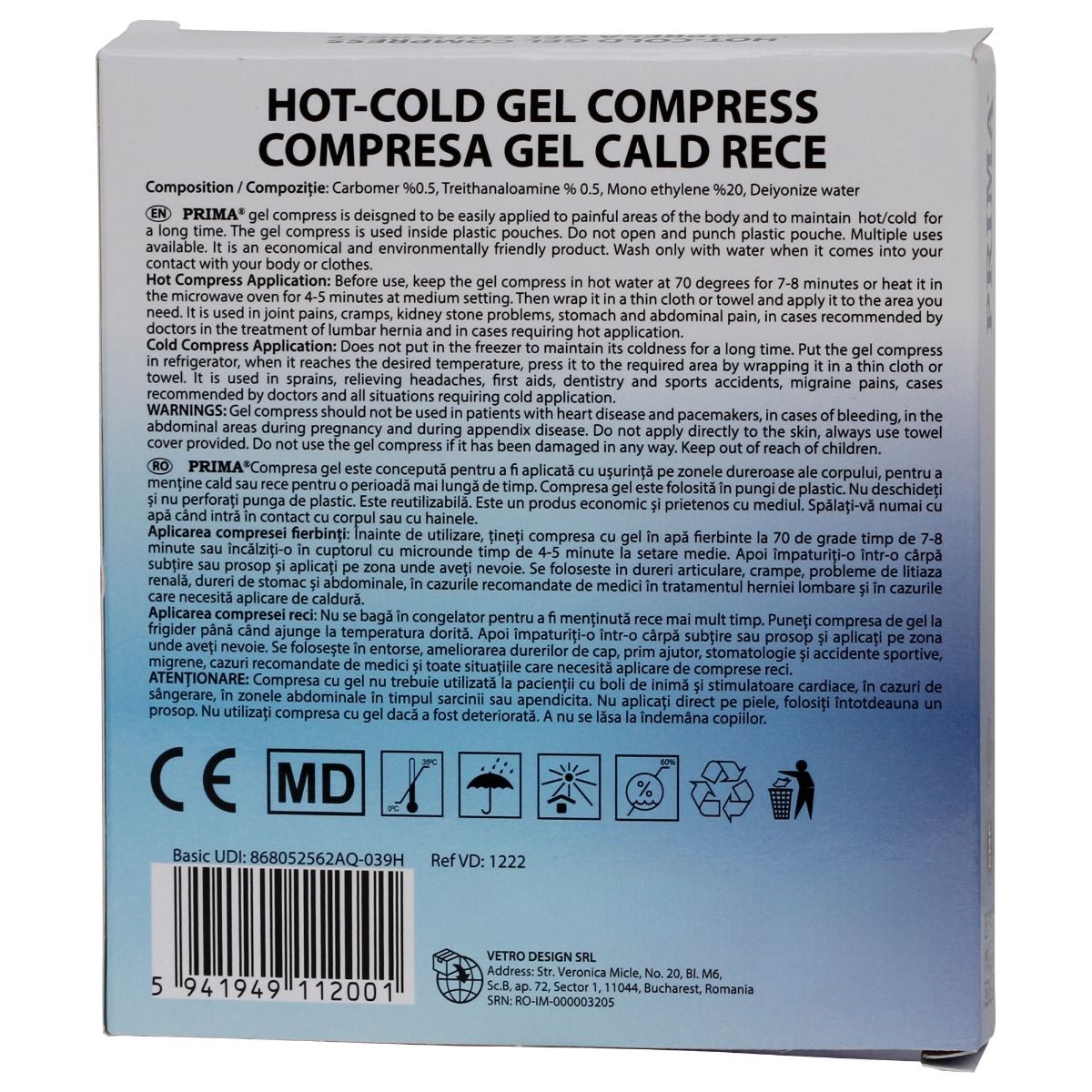 Punga Gel Cald-Rece 14x18cm