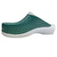 Saboti medicali, unisex, din piele, verde, Leon New