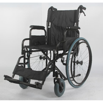 Carucior cu rotile pliabil, din otel, cotiere detasabile, suport picioare detasabil, 110 kg, KY903AJ-46