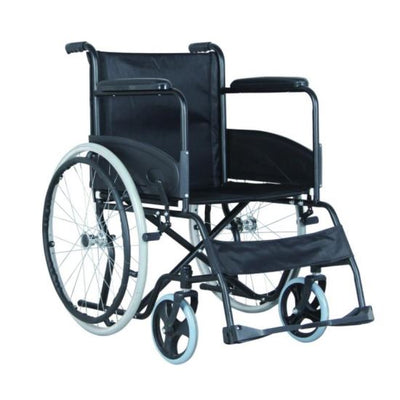 Scaun cu rotile Premium, fotoliu rulant pliabil 110kg