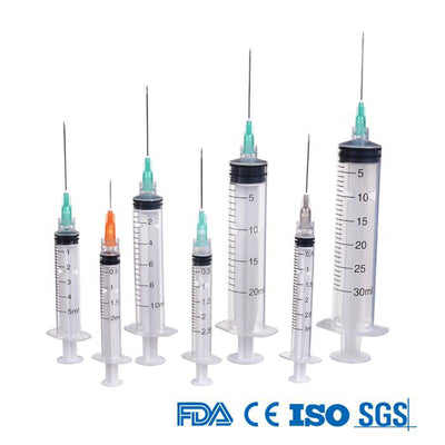 Seringa cu ac, 3 componente, 5ml, 10ml, 20ml