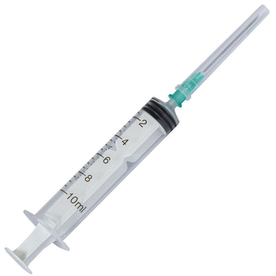 Seringi Luer Slip 10ml, PRIMA, cu ac verde, 100 bucati