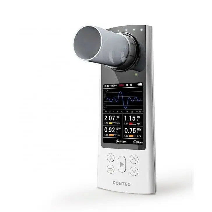 Spirometru portabil SP80B cu Bluetooth, ecran LCD color 2.8" si software PC