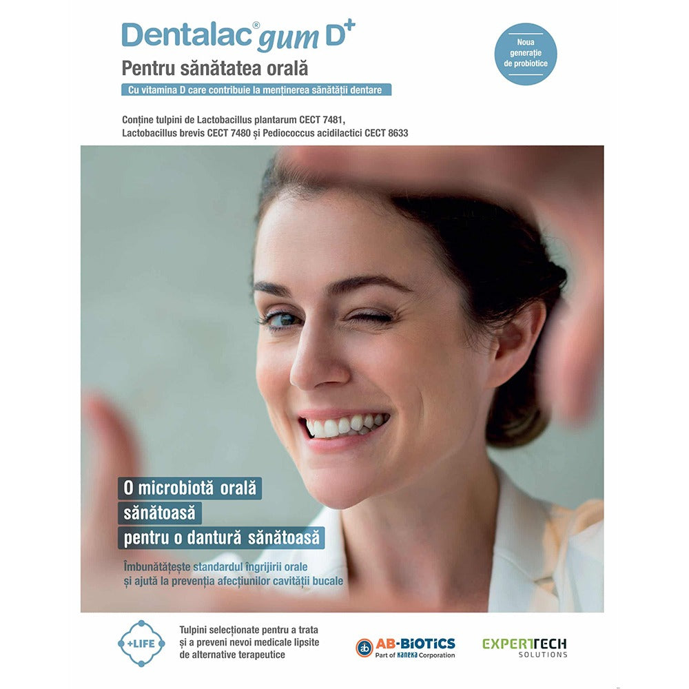 Probiotic Dentalac gum D+| AB-BIOTICS | 1 CUTIE