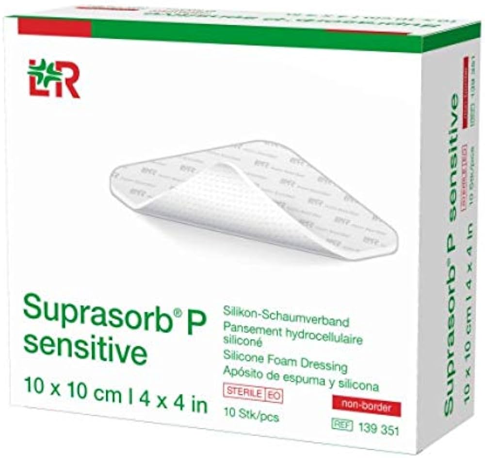 Suprasorb P sensitive,pansament steril din spuma poliuretanica